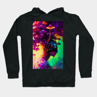 Abstract Another World Alien Hoodie